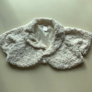 Girls formal cap sleeve jacket